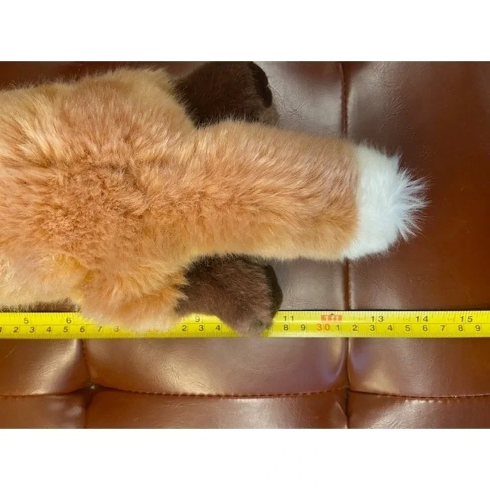 Aurora Miyoni Red Fox Plush Stuffed Animal Realistic Orange White 15 Inch